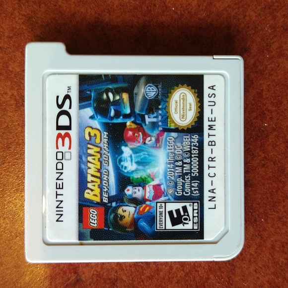 Nintendo 3DS, Lego Batman 3 beyond Gotham game, used, no case - Picture 1 of 2